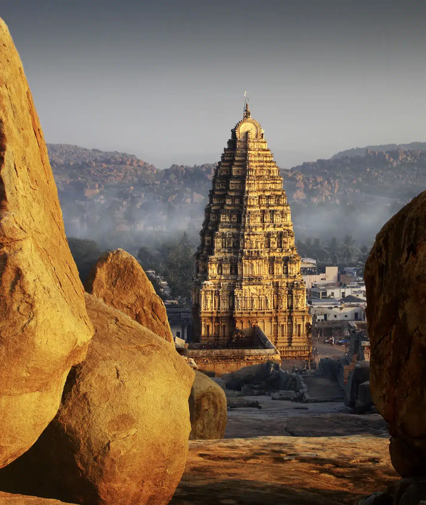 Hampi, India was the last capital of the last great Hindu Kingdom of Vijayanagar.